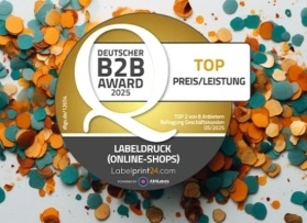 Labelprint24 gehört zu den Preis-Leistungs-Siegern 2025 Labelprint24 gehört zu den Preis-Leistungs-Siegern 2025