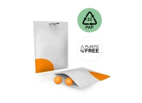 Papier blanc sans plastique, avec barrière | 75 µm