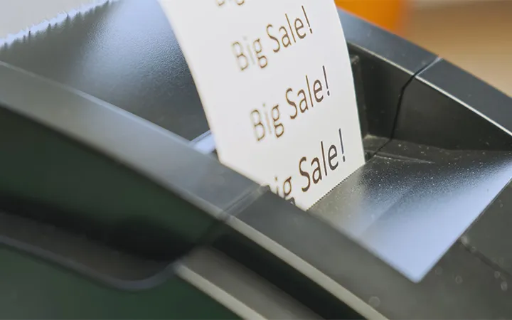 Stampa a trasferimento termico per la stampa di etichette Stampa a trasferimento termico per la stampa di etichette