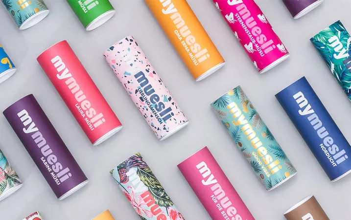 Presentazione efficace del prodotto mymuesli Presentazione efficace del prodotto mymuesli