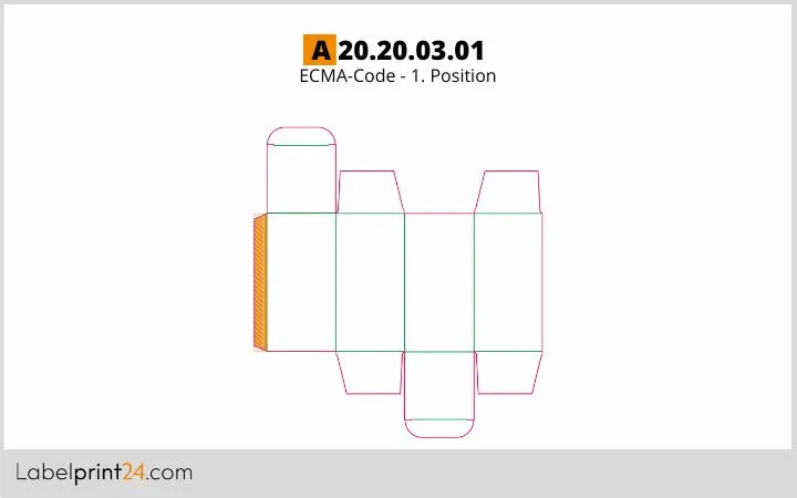 Faltschachtel rechteckig mit einer Längsnahtklebung Faltschachtel rechteckig mit einer Längsnahtklebung