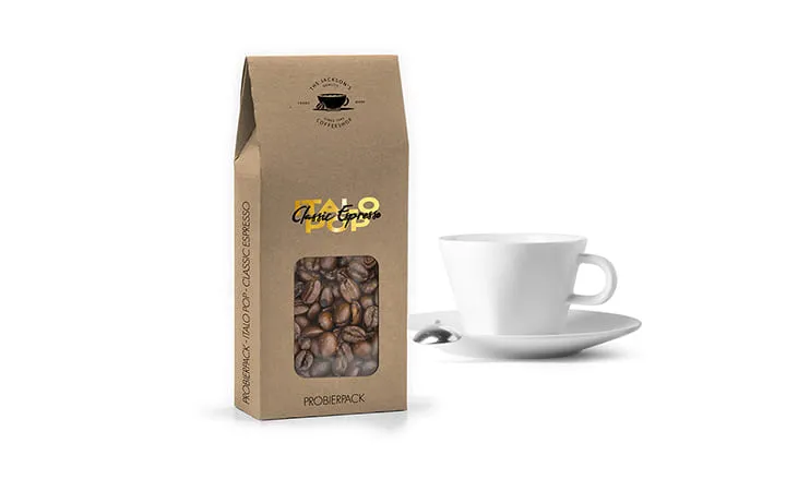 Naturkarton Faltschachtel für Kaffeebohnen Naturkarton Faltschachtel für Kaffeebohnen