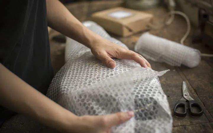 Luftkissen für die Sicherheit und den Schutz der Ware