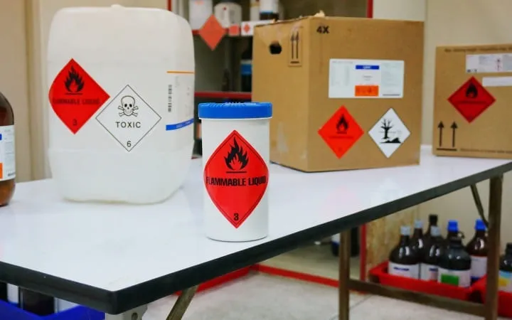 Merci pericolose imballate