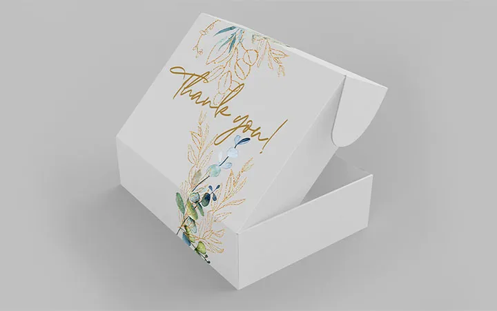 Geschenkschachtel aus Zellstoffkarton Geschenkschachtel aus Zellstoffkarton