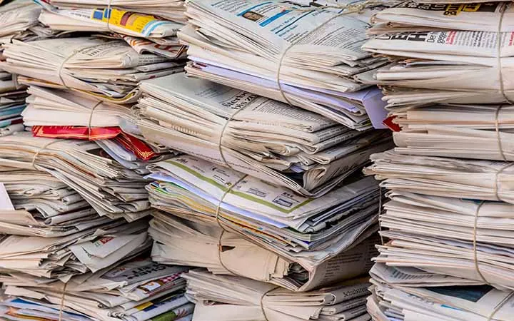Altpapier zum Recyceln Altpapier zum Recyceln