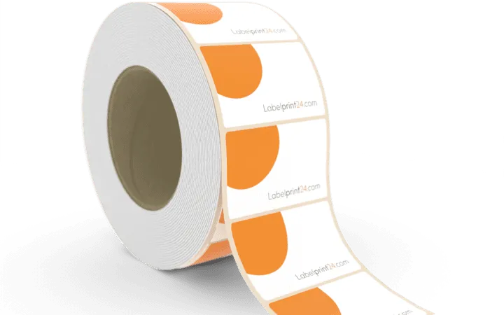 Étiquettes en rouleau avec impression Étiquettes en rouleau avec impression
