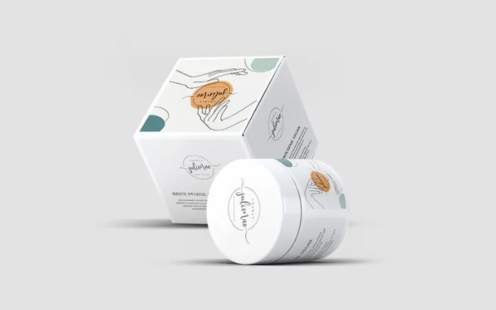 Boîte et pot cosmétiques Boîte et pot cosmétiques