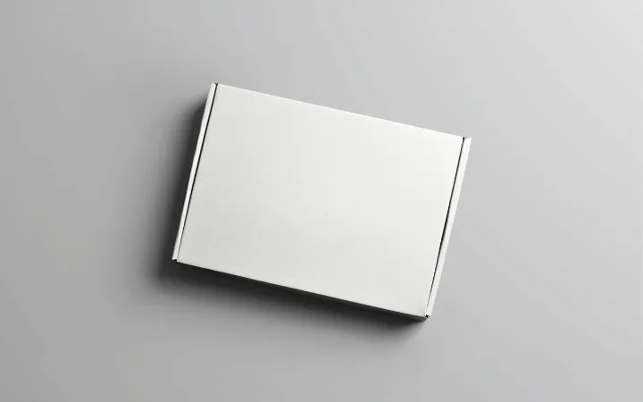 Faltschachtel aus Graukarton Faltschachtel aus Graukarton