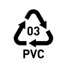 Recyclingsymbol 03 PVC Recyclingsymbol 03 PVC