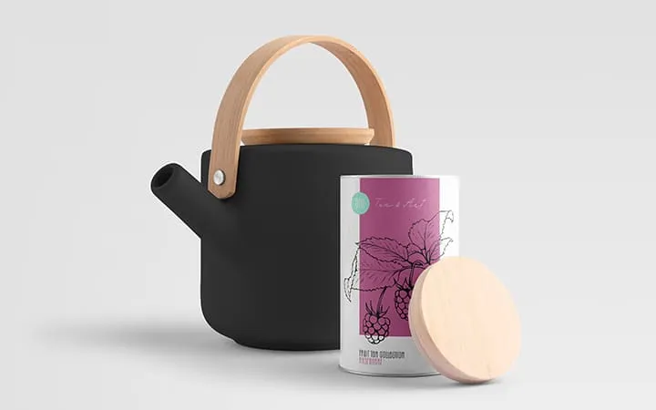 Etichetta bianca per alimenti