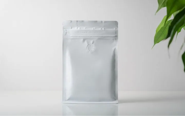 Flachbeutel - weisse Folie Flachbeutel - weisse Folie